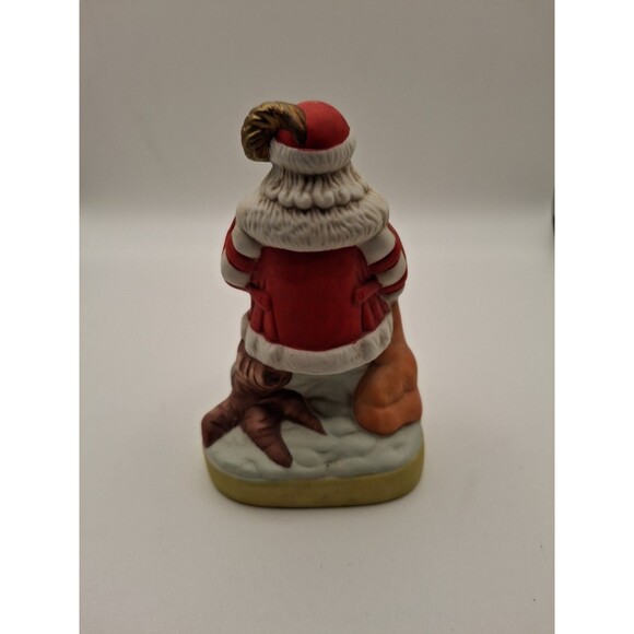 Santa's of The Nations Hand Painted Porcelain Christmas Fig (France) #8910 - Picture 3 of 8